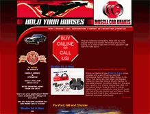 Tablet Screenshot of musclecarbrakes.com